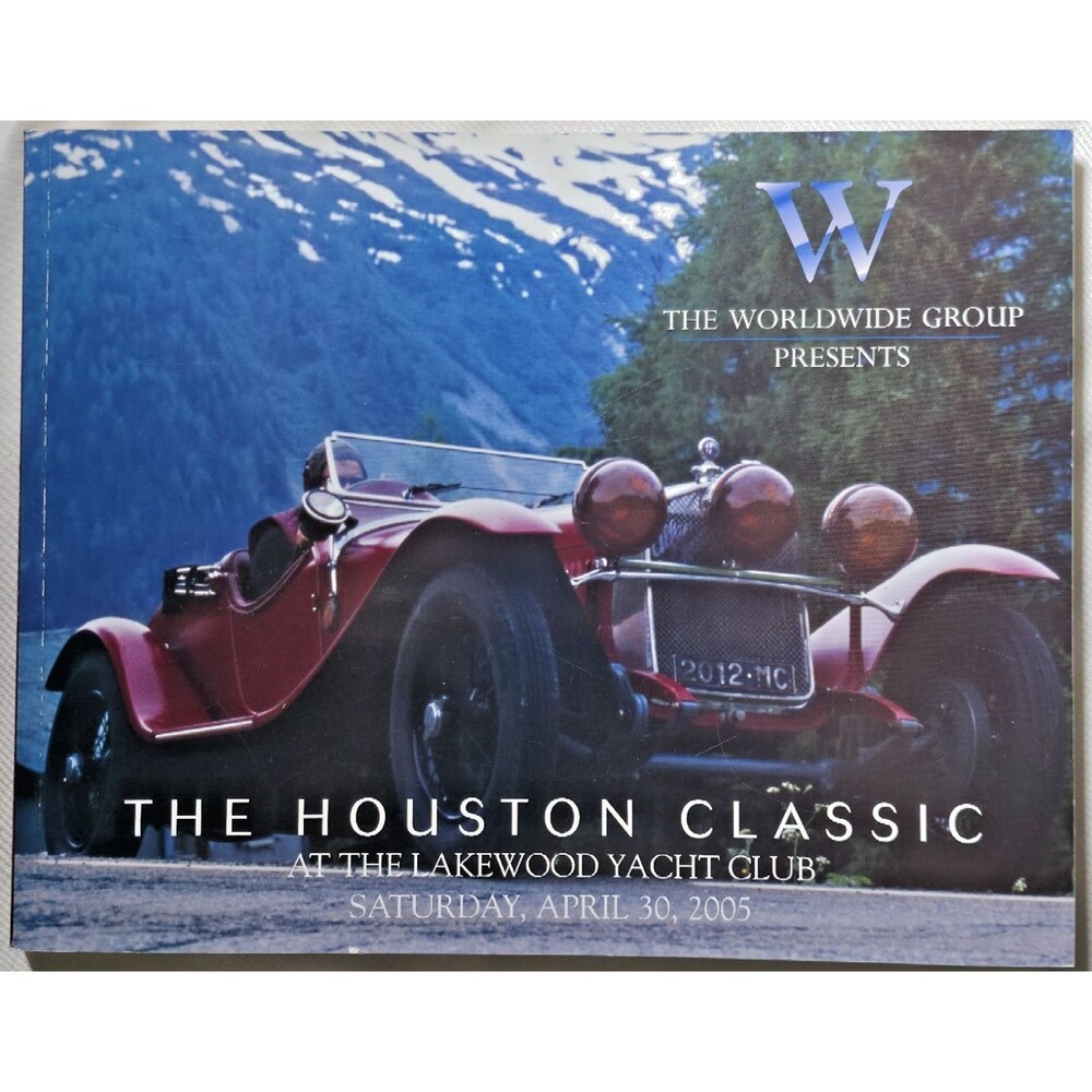 2005 The Houston Classic Lakewood Yacht Club Worldwide Group Auction Catalog TX